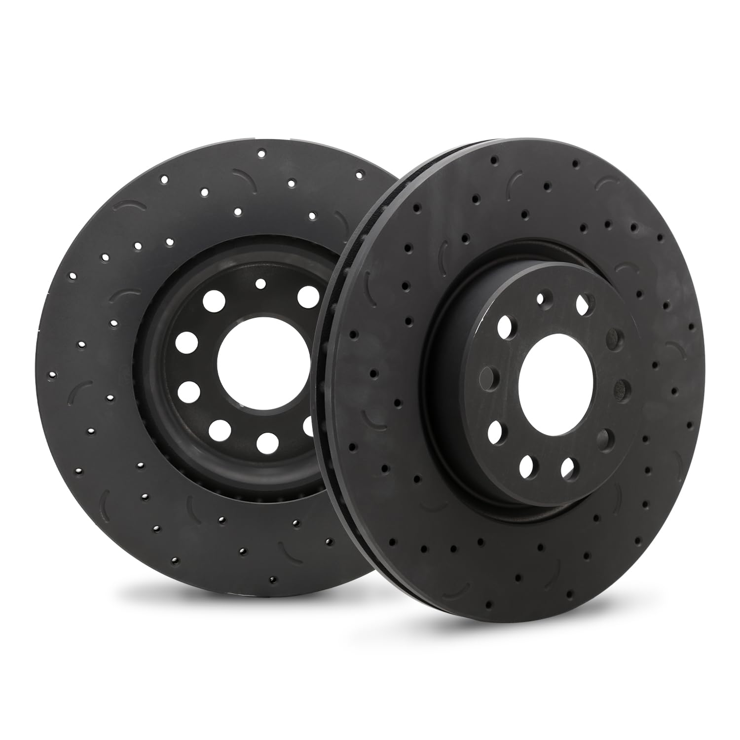 Cross-Drilled and Slotted Hawk Performance Talon Rotors HTC4897