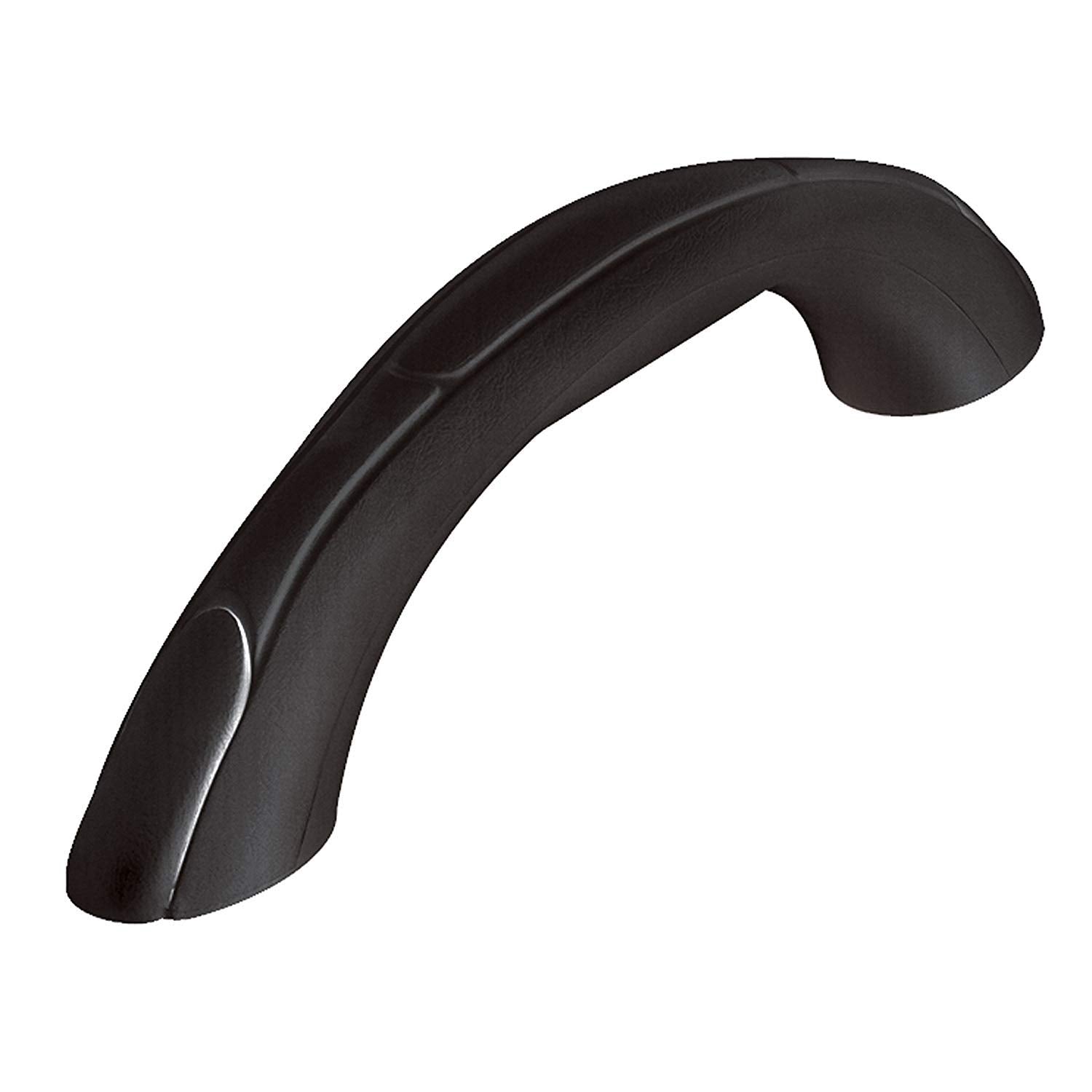Attwood Ergonomic One-Piece Vinyl Grab Handle 2054-5 – 8.75", Black, Durable Marine-Grade Design for Boats & RVs