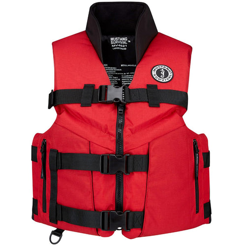 Accel 100 Mustang Survival Fishing Foam Vest XXX-Large Red/Black