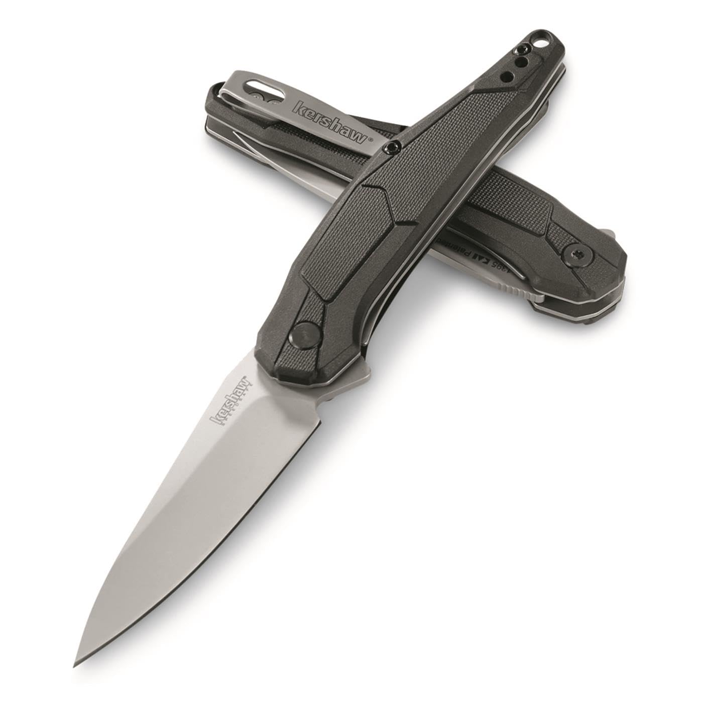 Kershaw Assisted Opening Lightyear Knife Black GFN (3.1" Bead Blast) 1395