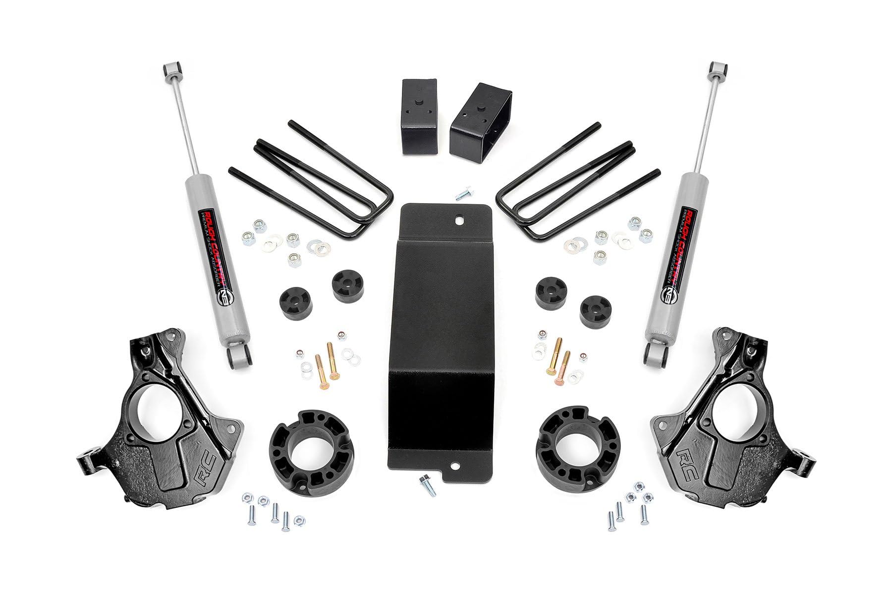 3.5" Rough Country Knuckle Lift Kit for 2007-2013 Chevy/GMC 1500 4WD - 11930