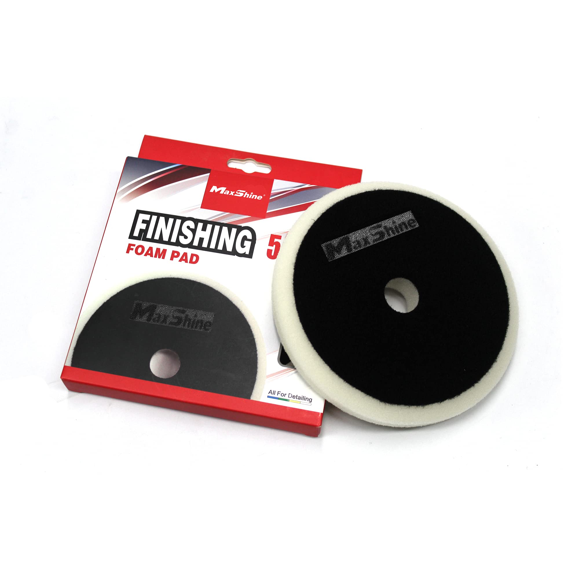 5" Maxshine Universal Foam Finishing Pad – High-Performance Polishing & Buffing Pad – Compatible with Dual Action & Rotary Polishers – Ideal for Car Detailing & Paint Finishing