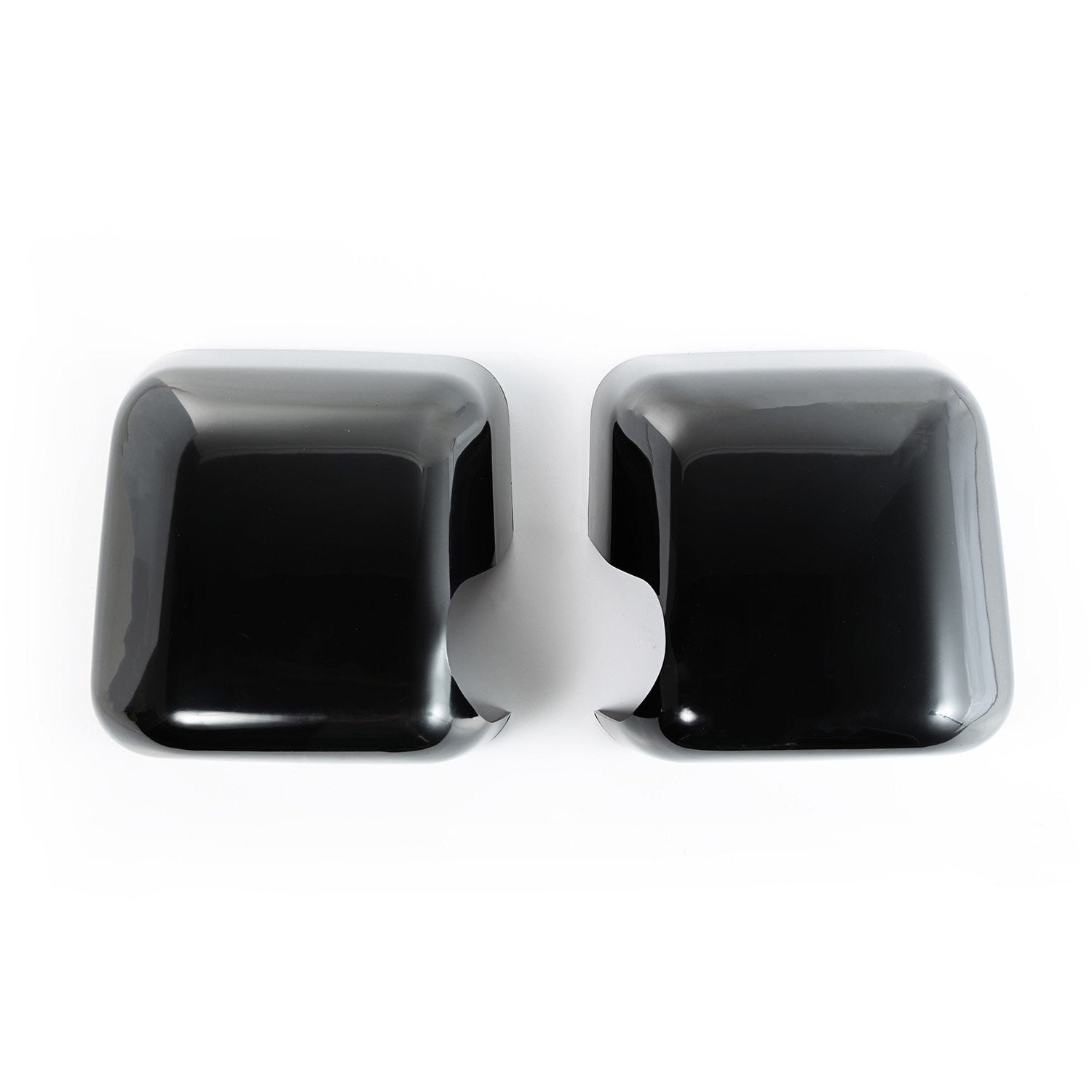 Door Mirror Cover Kit, Rugged Ridge, Black, Paintable | 13311.04 | Fits 2007-2018 Jeep Wrangler JK