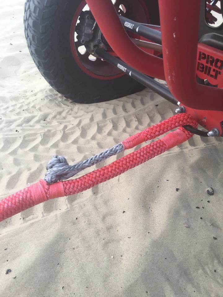 Open Loop Zeus Recovery Rope – 1 1/4" x 30' | 52,500 lbs. Rating | Kinetic Energy Rope with Soft Shackle Technology