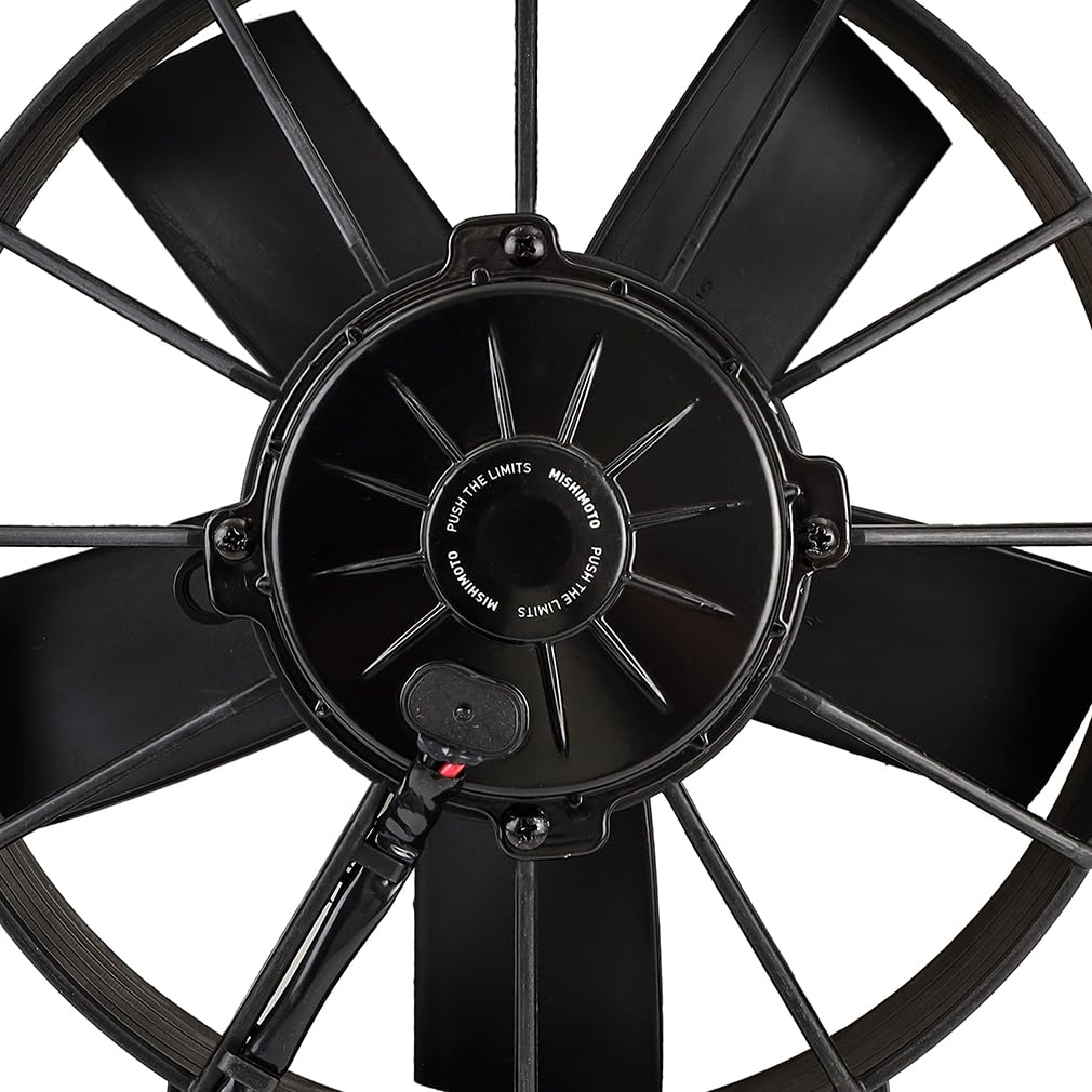 Mishimoto Race Line MMFAN-10HD High-Flow Radiator Fan, 10" Universal Fit, 12 Volts, Black