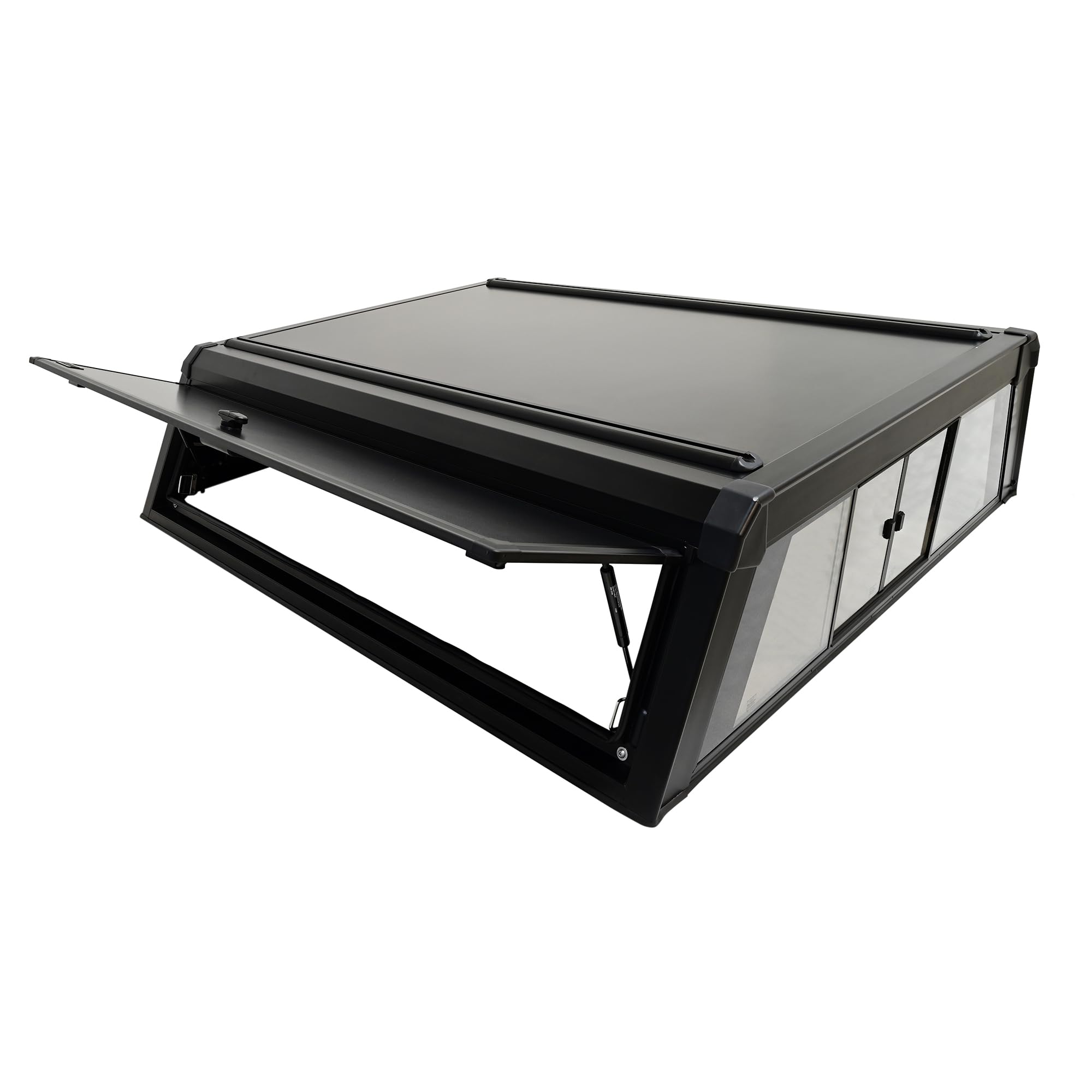 EXP Truck Cap Westin 16-12815S with Sliding Front Glass fits 2024-2026 Tacoma 6' Bed Matte Black