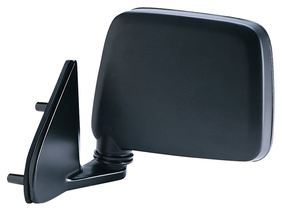 Mirror Driver Side for Nissan Pathfinder, Pick-Up E/SE/XE, Black, Foldaway, Manual