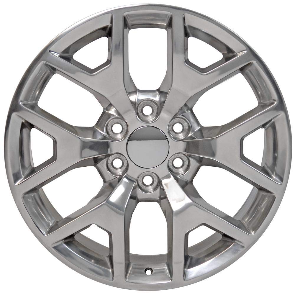 20 Inch OE Wheels CV92 Rim Fits Sierra 1500 Honeycomb Style 6x139.7 20x9 Polished - Hollander 5656 (1)