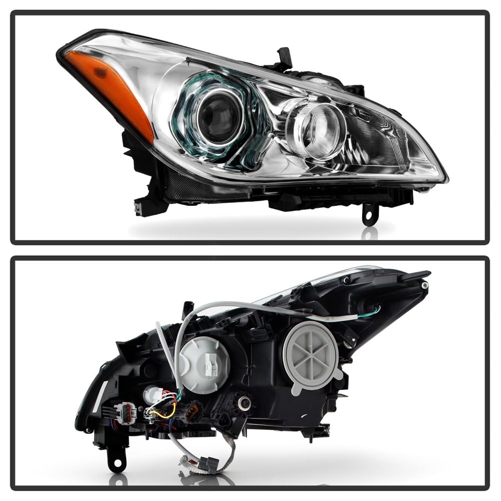 Infiniti M37 11-14 Spyder (OE) Headlight w/AFS (w/Rear Active Steering; w/o Technology Pkg) - Low Beam-D2S(Not Included) ; Signal-7440A(Included) - OE Right