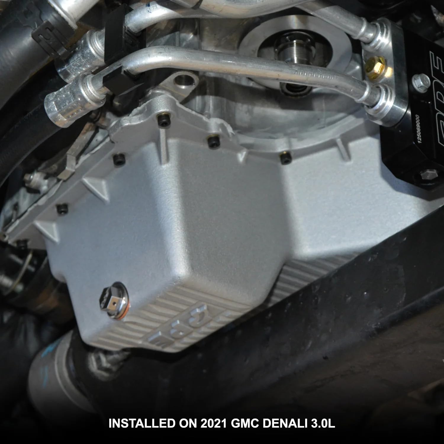 Heavy Duty PPE High Capacity Cast Aluminum Oil Pan (Raw) 114054000 Compatible for 2020+ Chevy Silverado or GMC Sierra with 3.0L Duramax