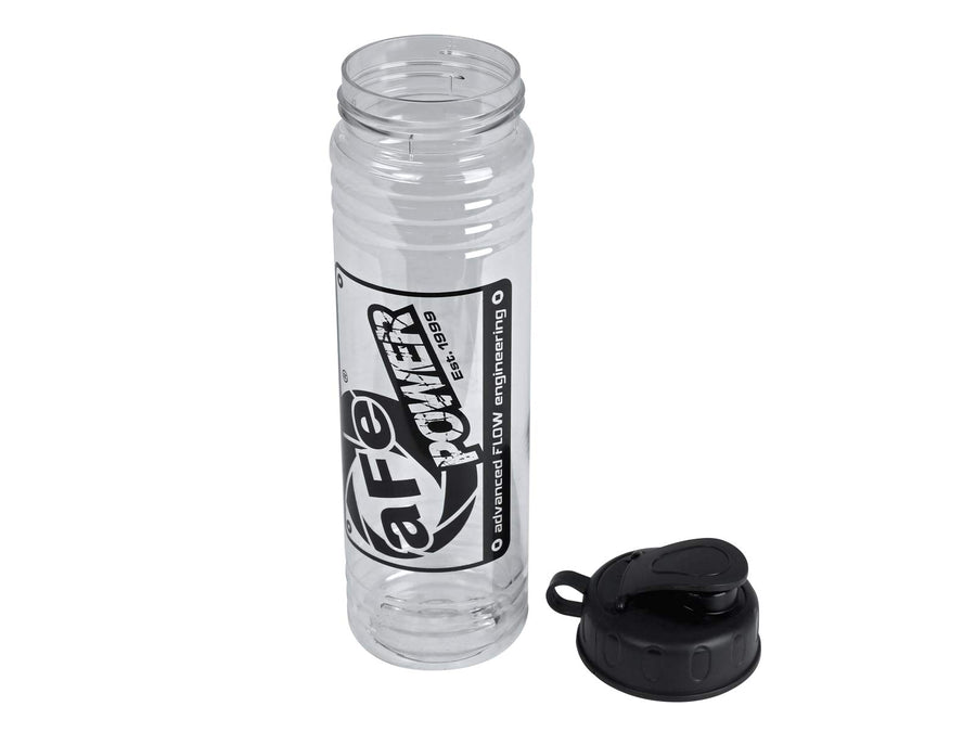24oz aFe Power Clear Plastic Water Bottle w/Snap Lid 40-10228