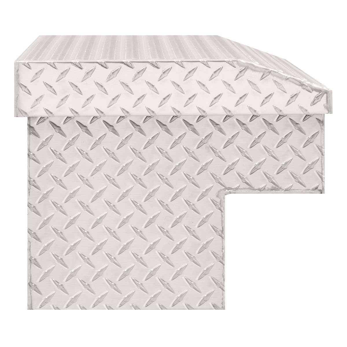 Weather Guard 41in Model 184-0-04 Lo-Side Truck Box, Aluminum, Clear, 3.0 cu ft capacity
