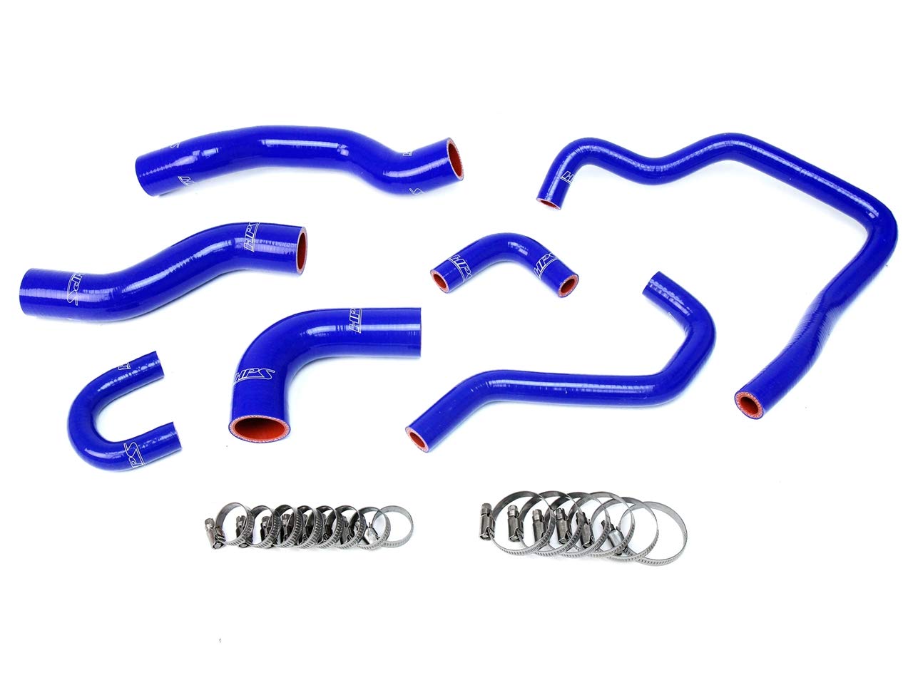 Blue HPS 57-1478-BLUE-1 Silicone Radiator Coolant/Heater Hose Kit
