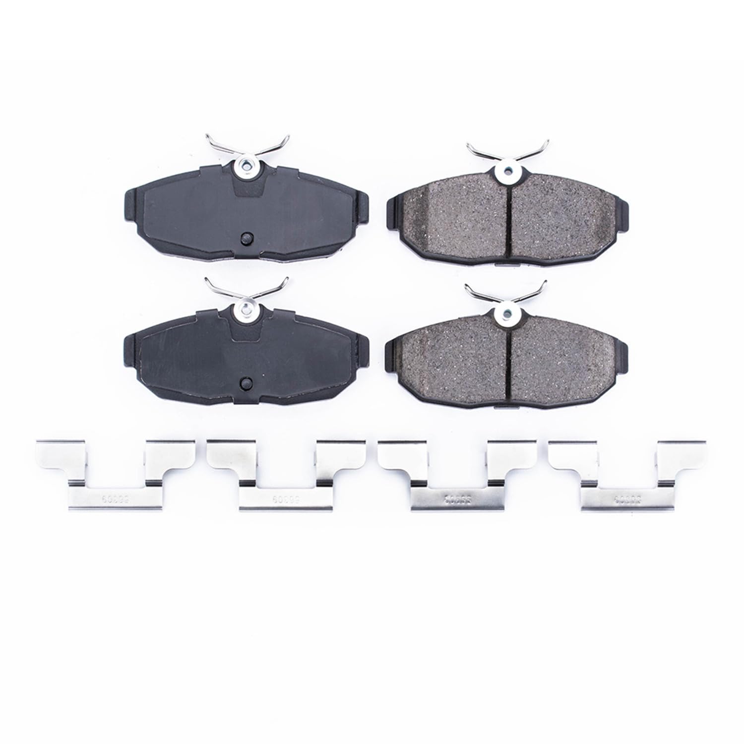 Rear Brake Kit Power Stop For Ford Mustang 2005-11 - Ceramic Brake Pads With Installation Hardware, 17-1082