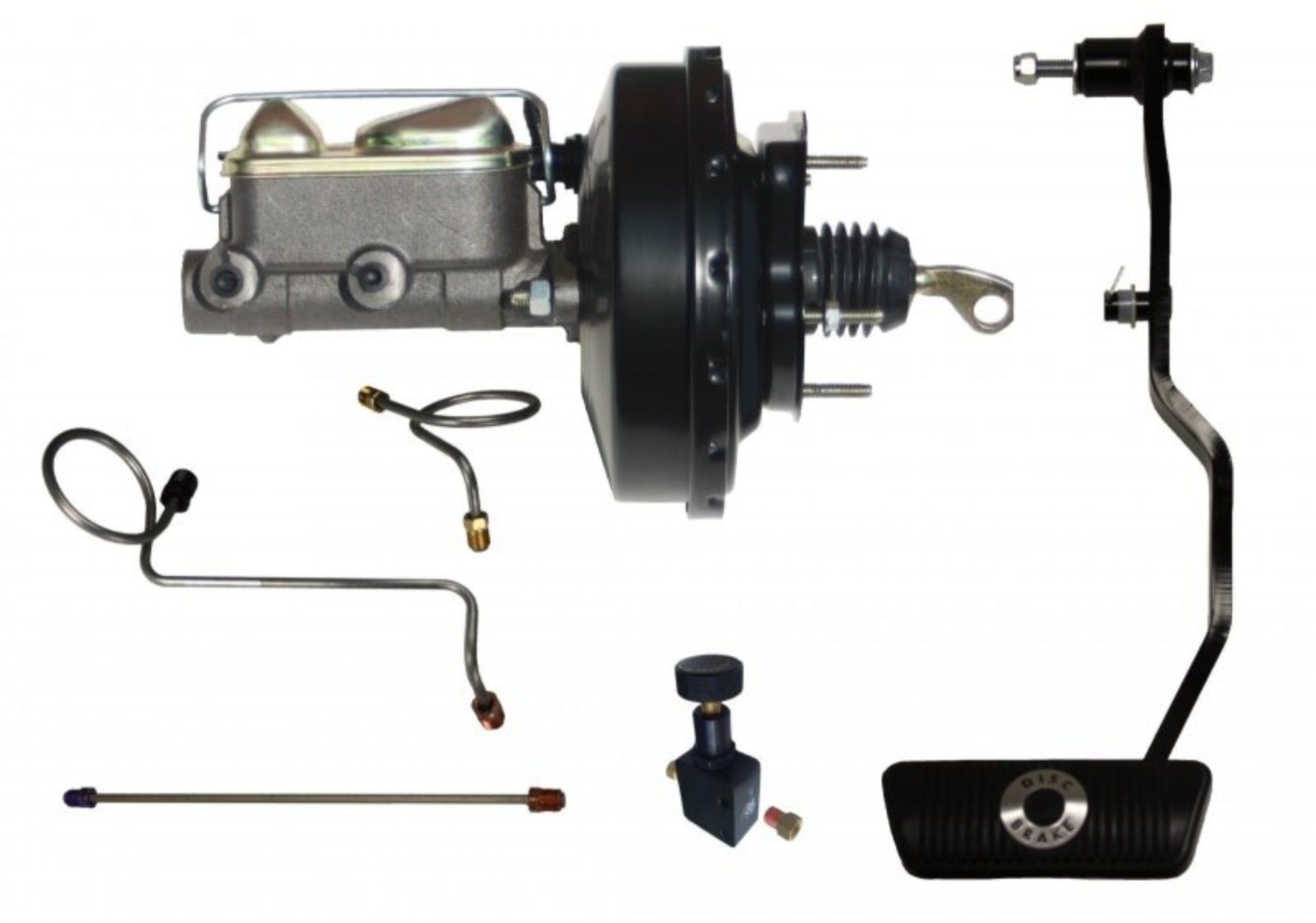 Power Disc Brake Conversion LEED BRAKES 70 Mustang With Automatic Transmission - 4Piston