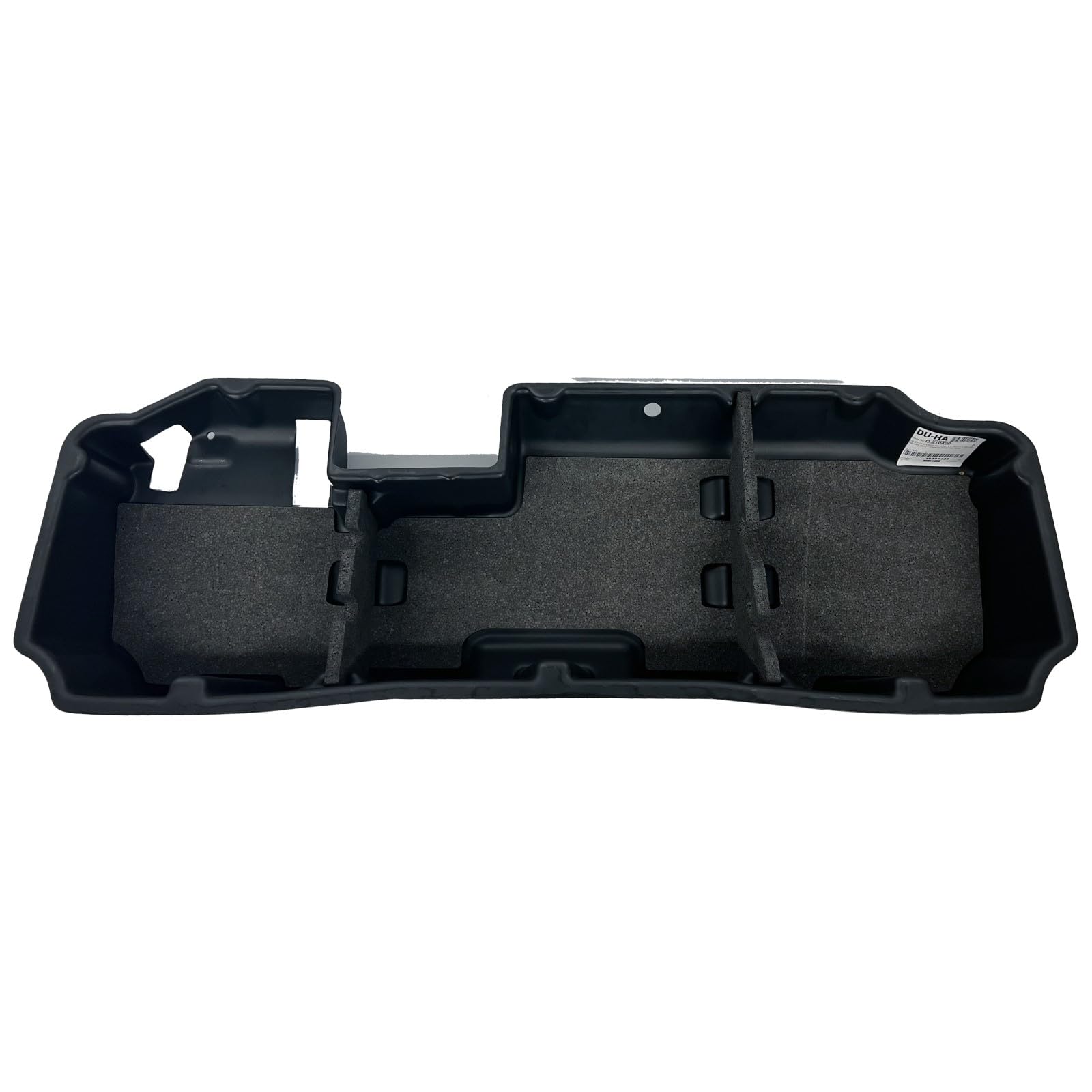 Under Seat Storage DU-HA fits 19-24 Chevy Silverado/GMC Sierra Light Duty Crew Cab & 20-24 Heavy Duty Crew Cab New Body Style | Black Heavy-Duty Back Seat Organizer | 10400
