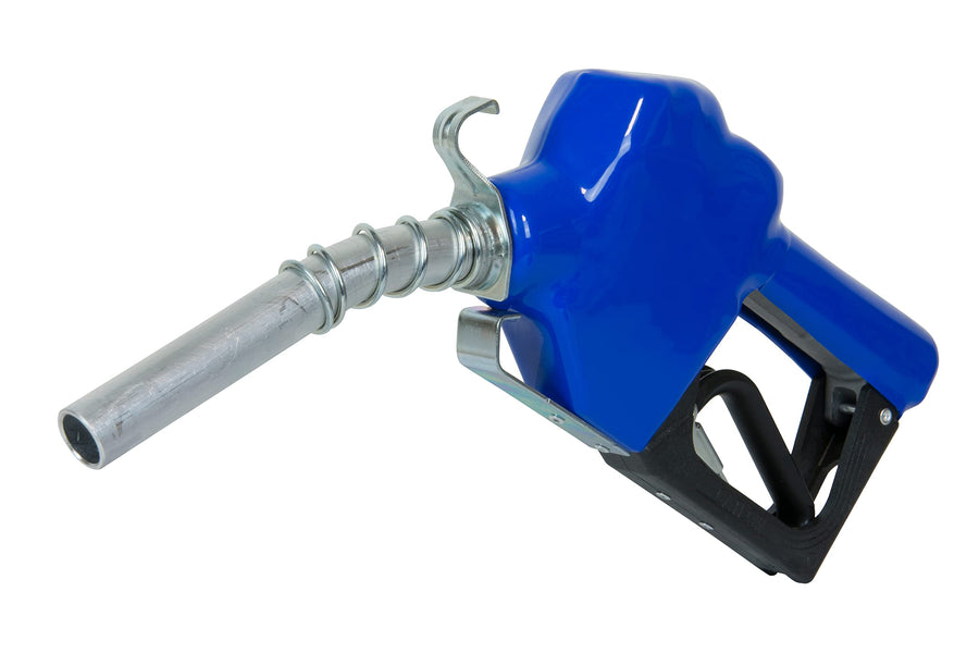Fill-Rite ¾” FRNA075DAU10 3 to 15 GPM Sub-Zero Automatic Fuel Transfer Nozzle | Cold Weather Applications, Blue| For Gasoline, Diesel, Biodiesel up to B20, E15 & Kerosene