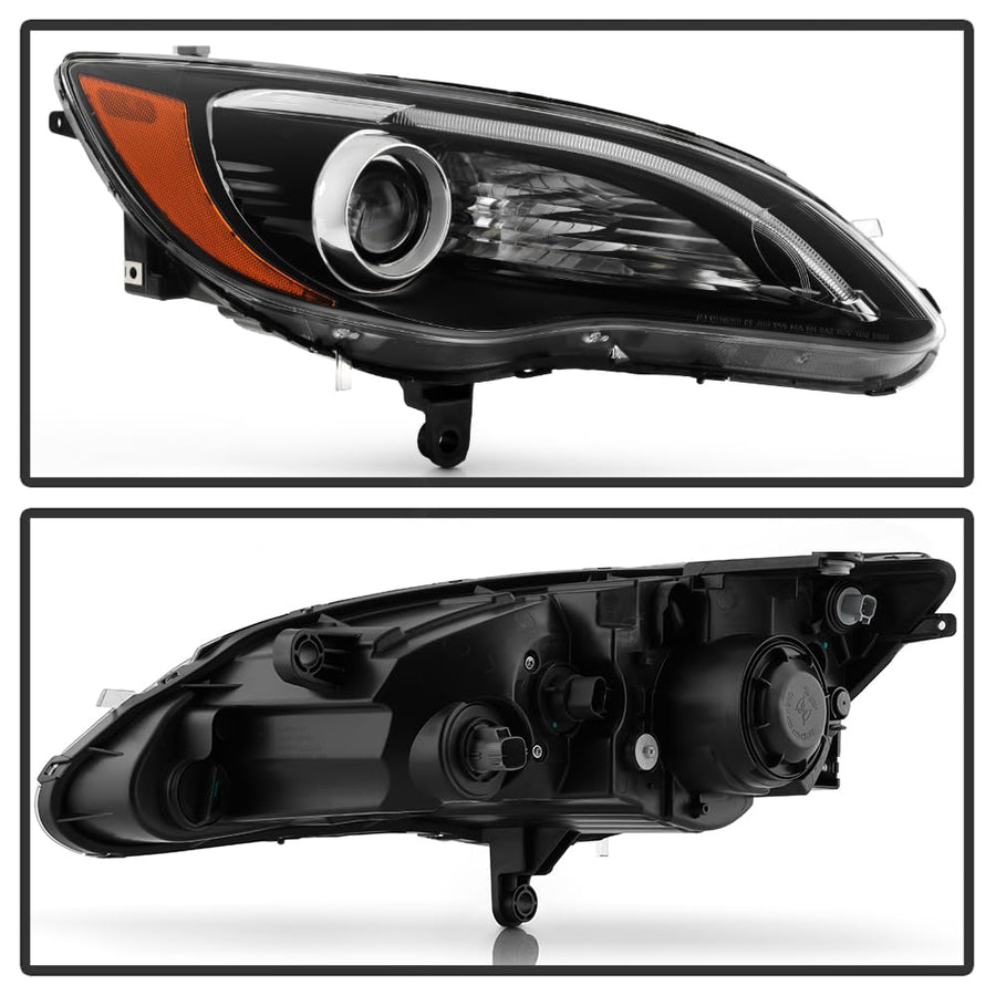 Chrysler 200 11-14 Halogen Headlight - OE Black Right Spyder (POE) CH2503275