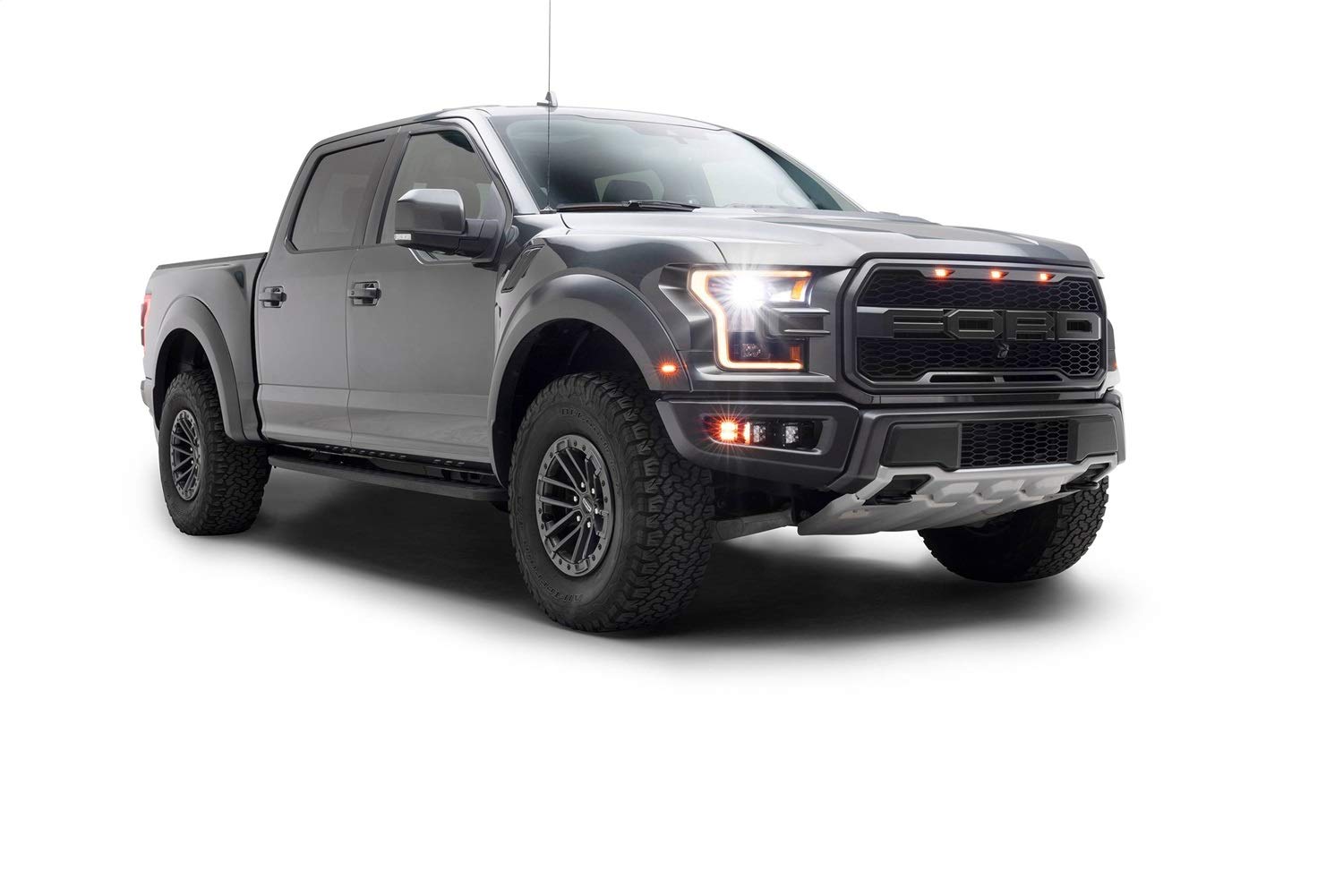 ZROADZ Front Bumper Z325672-KIT Fog LED Kit Fits 17-21 F-150