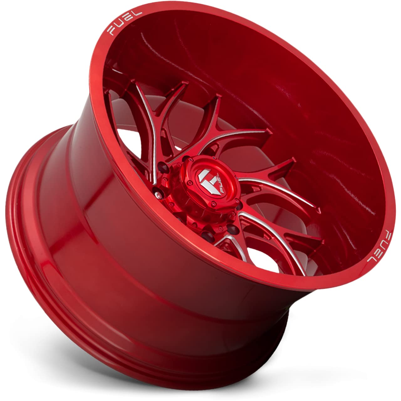 D742 RUNNER FUEL OFF-ROAD 24X14, 6X135, 4.55, -75mm CANDY RED MILLED - D74224408945
