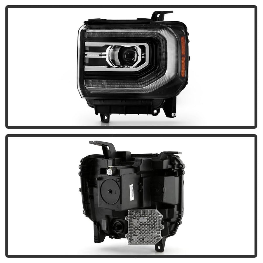 GMC Sierra Denali 16-18 Spyder (POE) Full LED w/DRL Projector Headlight - OE Left