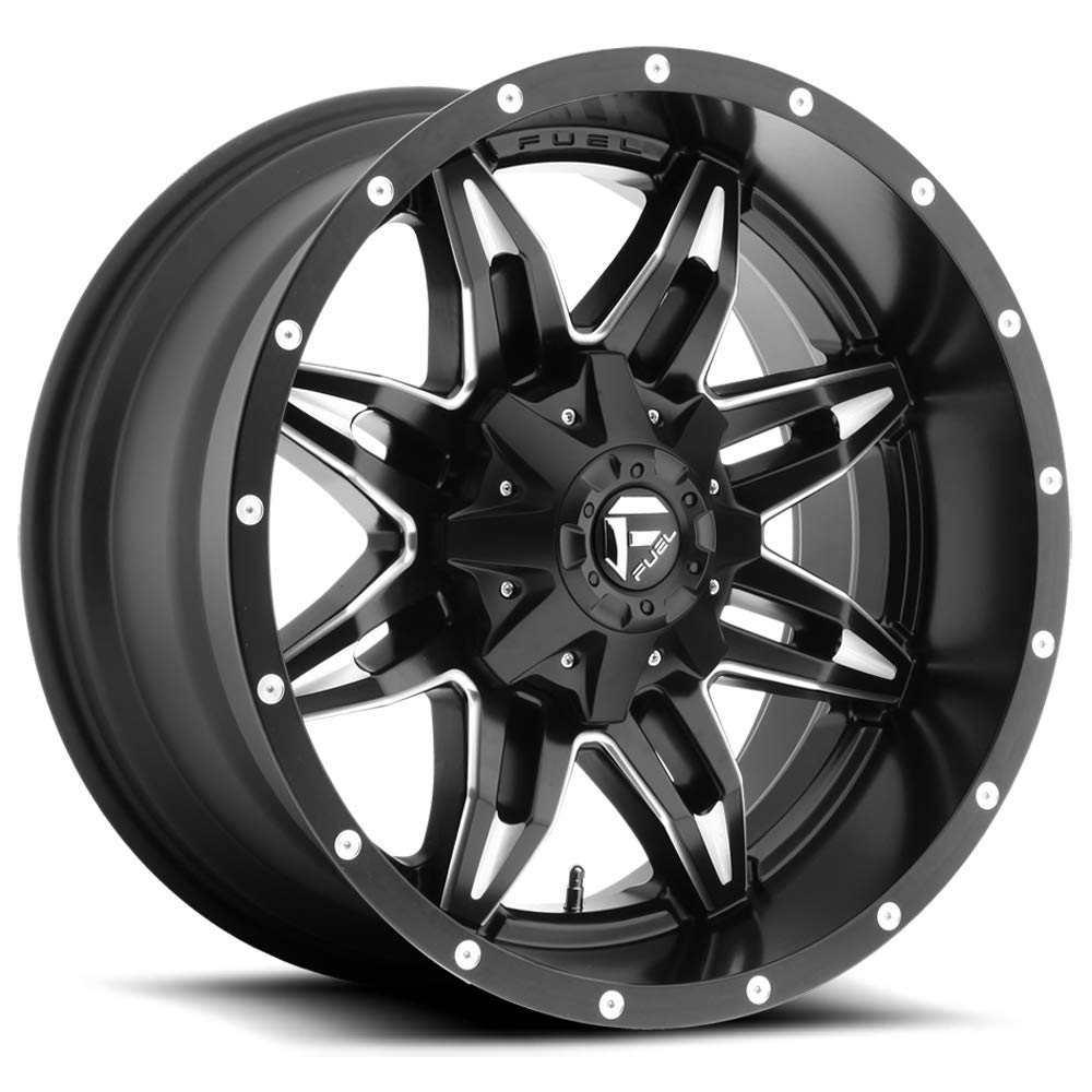 D567 Fuel Offroad Lethal 20x10 8x170-12mm Black/Milled Wheel Rim