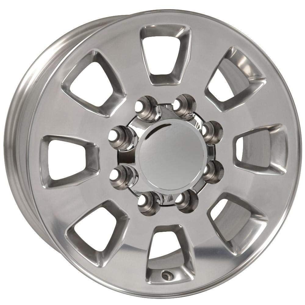 18 Inch OE Wheels CV75B Rim Fits Sierra 2500/3500 Style 8x180 18x8 Polished - Hollander 5501 (1)