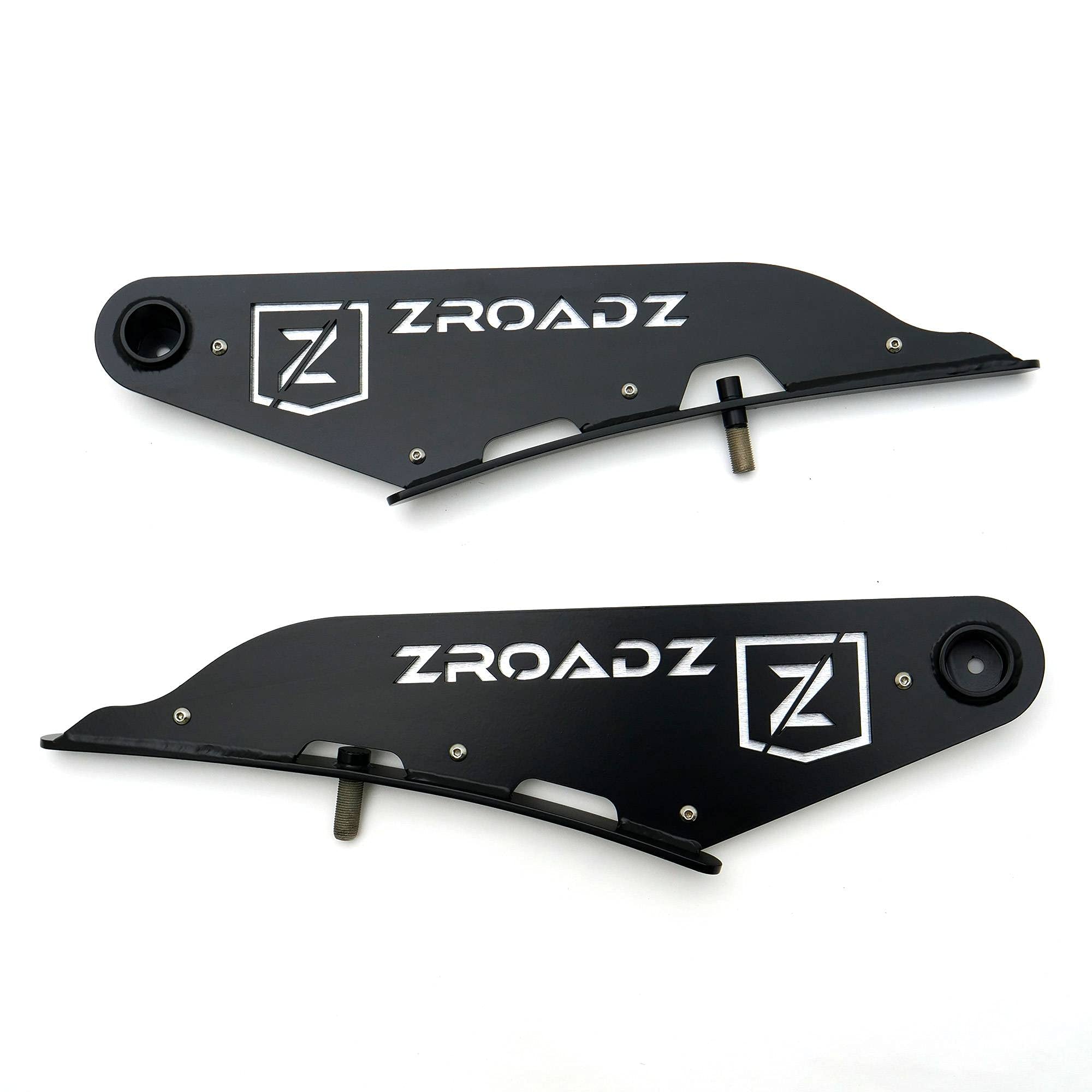 Front Roof LED Mounting Bracket ZROADZ - Compatible w/ 2019-2022 Dodge Ram 1500 - to Mount (1) 50 Inch or Similar Style Curved LED Light Bar (Not Included) - PN #Z334721, Black