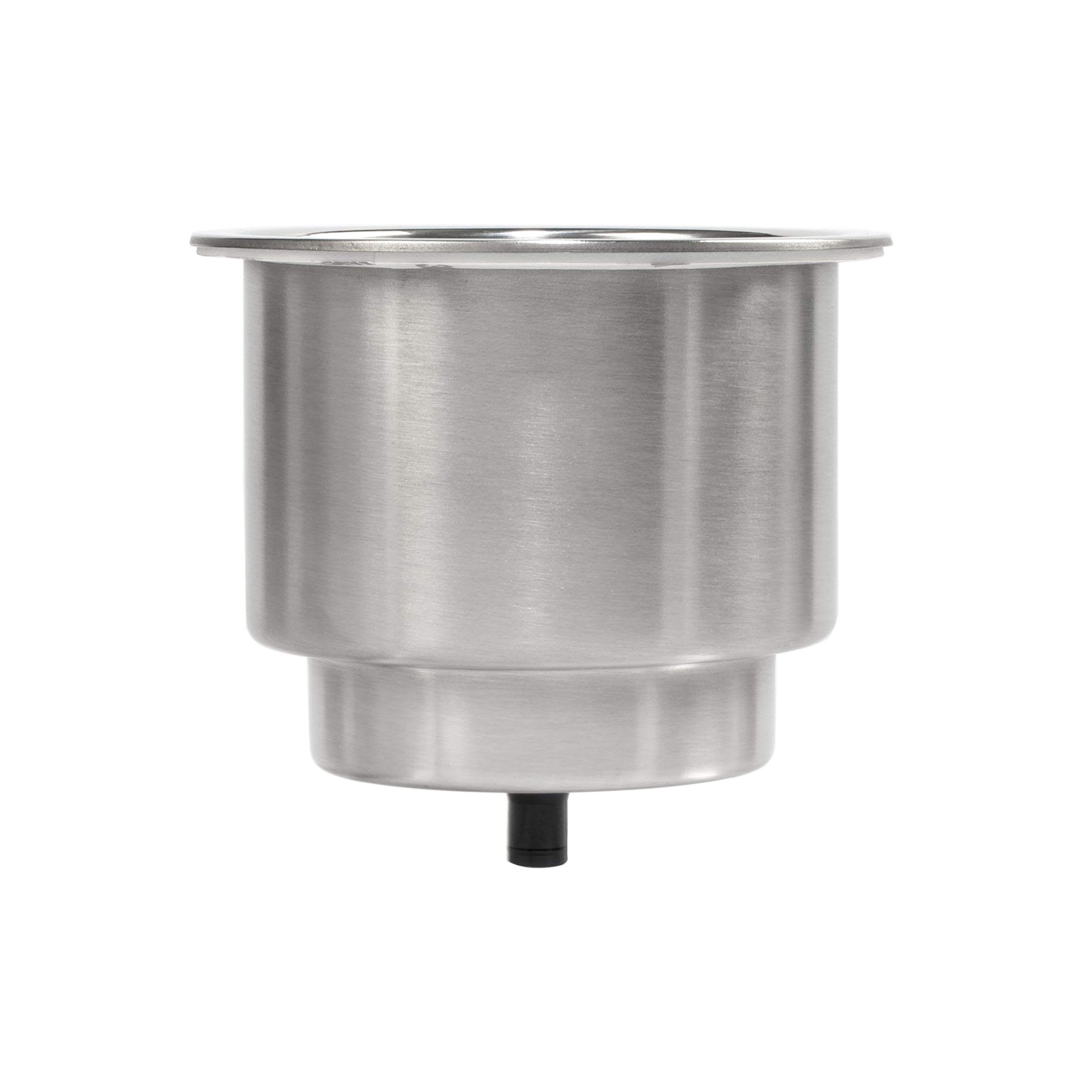 Stainless Steel Flush Drink Holder Whitecap Industries S-3511C - 3-7/8" Cutout, 2-1/4" to 3-1/8" Depth