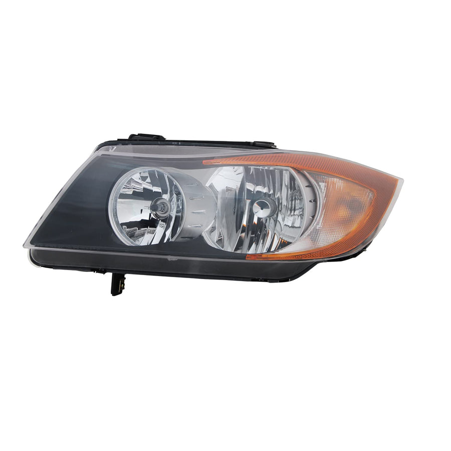Left TYC Headlight Assembly Compatible with 2006-2008 BMW 3 Series