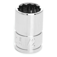 W38516 Performance Tool 12-Point Socket, 3/8-Inch Drive, 1/2