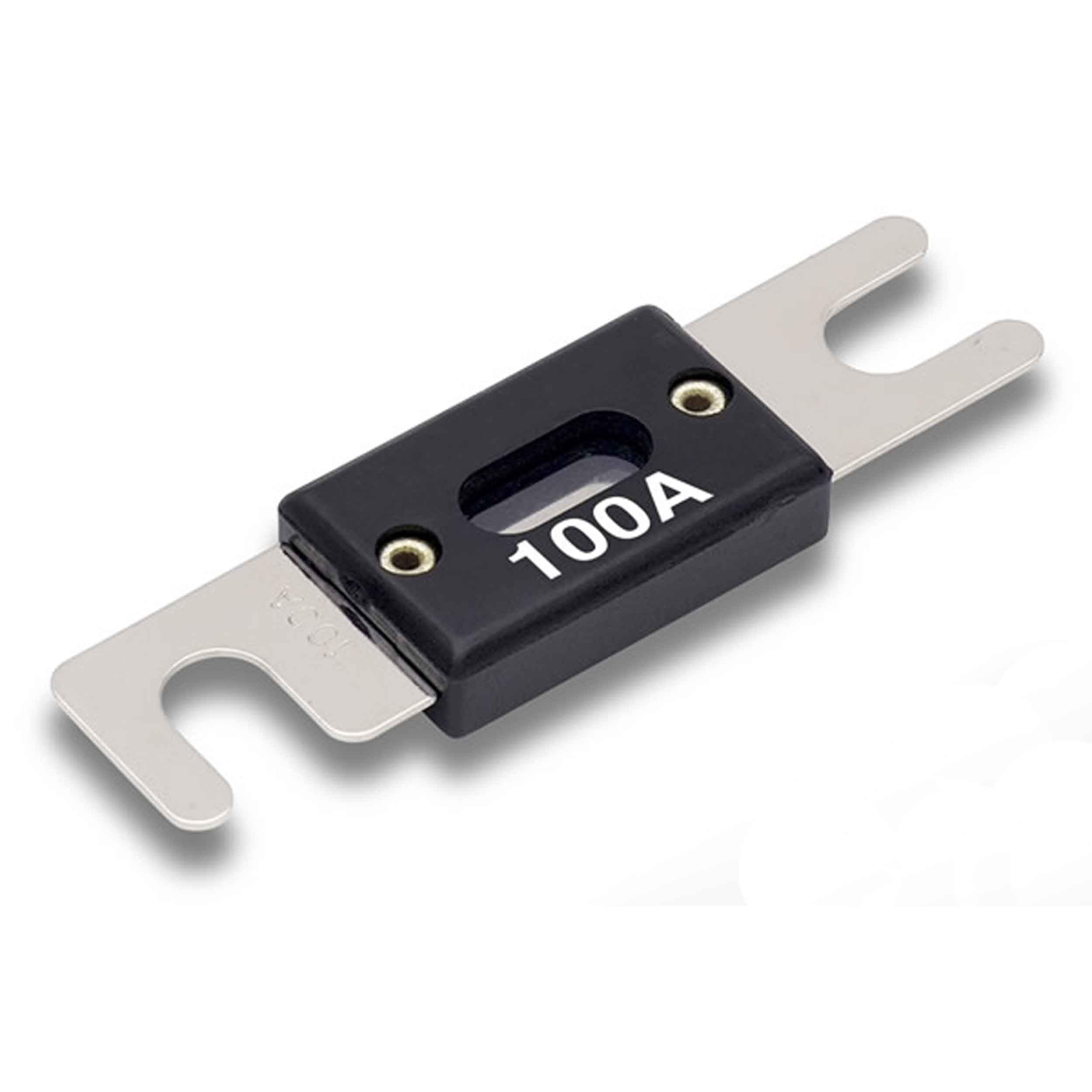 Install Bay 100 Amp ANL Fuses - ANL100-10 (10 Pack),Black