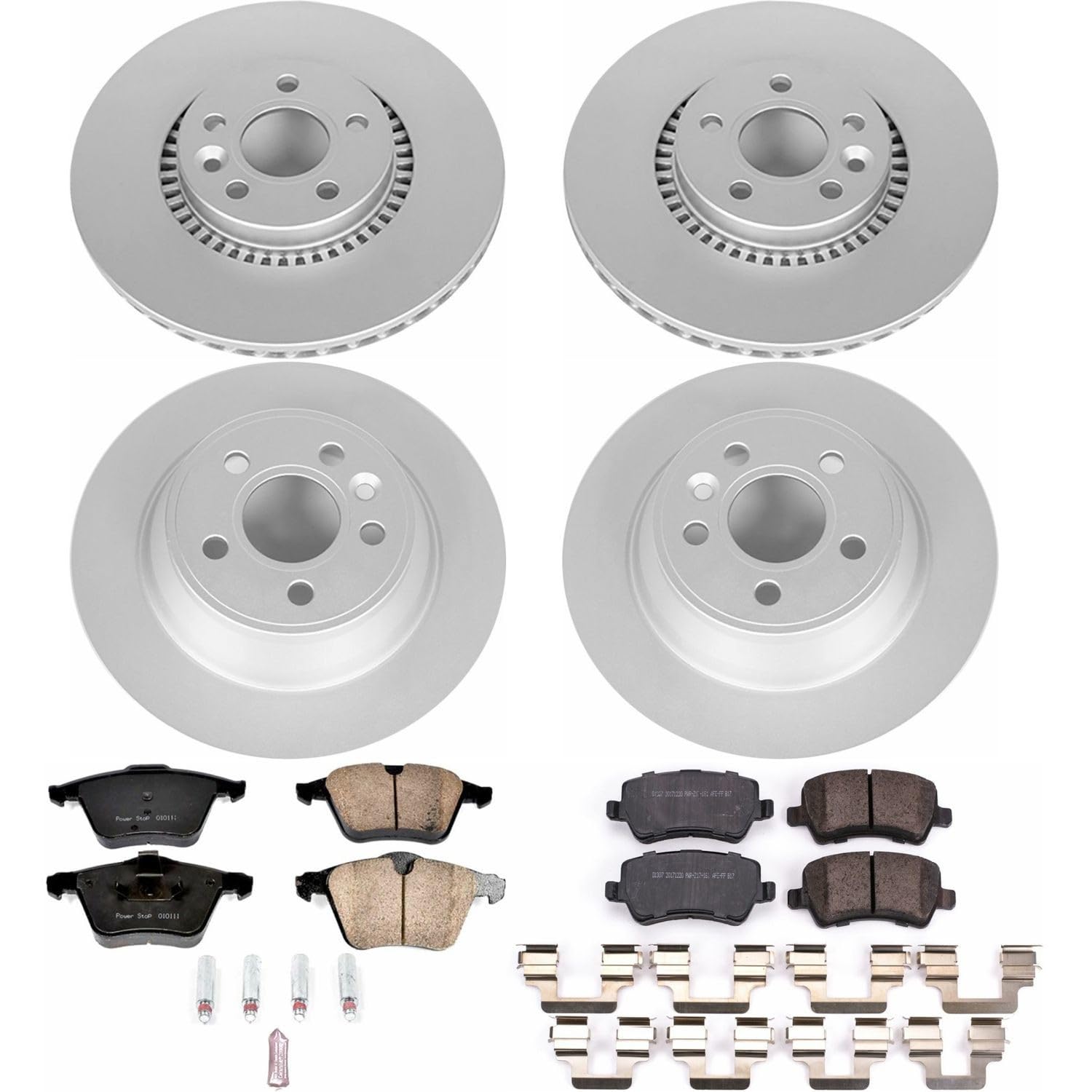 Power Stop Z23 Evolution Geomet® Coated Brake Kit Front and Rear