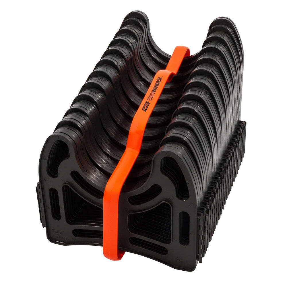 Camco 20-Ft Sidewinder RV/Camper Sewer Hose Support | Telescoping Design Flexes Around Obstacles & Deep Cradles Hold Sewer Hose | Out-of-The-Box Ready & Folds for RV Storage and Organization (43051)