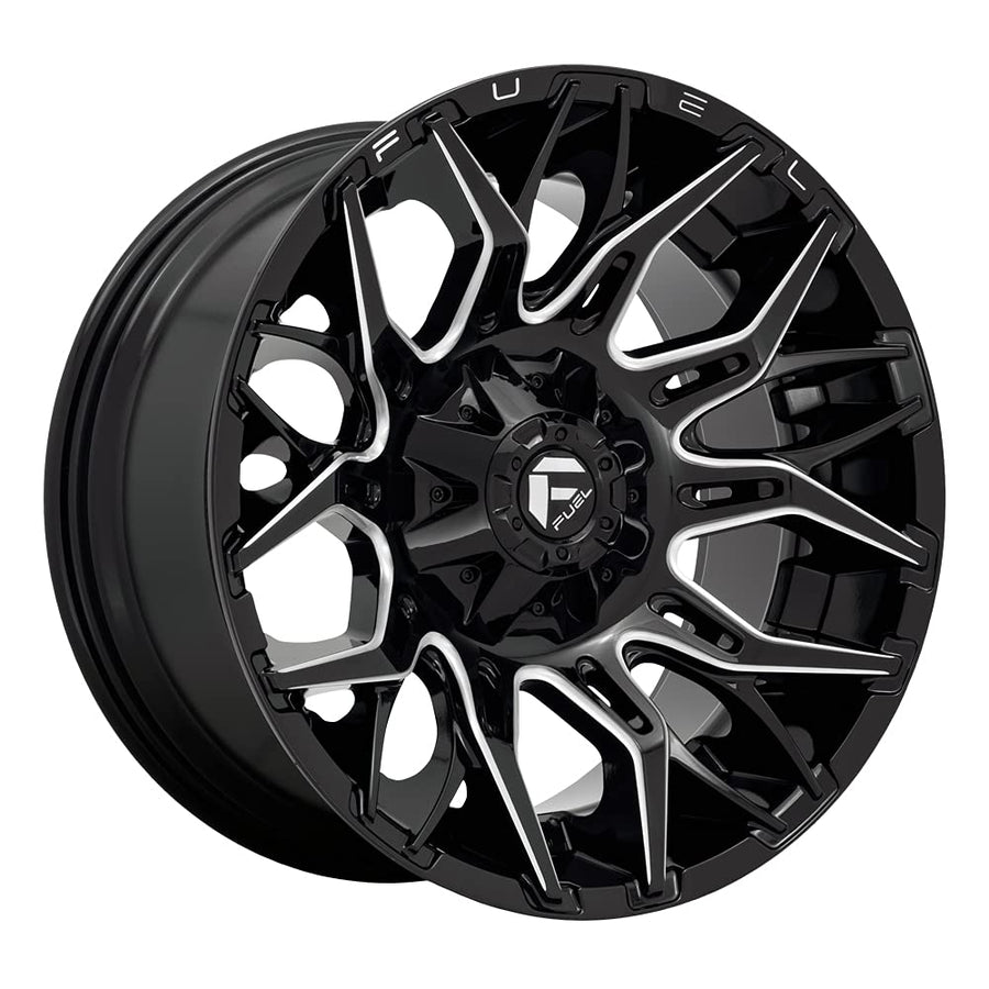 1PC Fuel D769 22X12 5X5.5/150 G-BLK-MILL -44MM - D76922207047