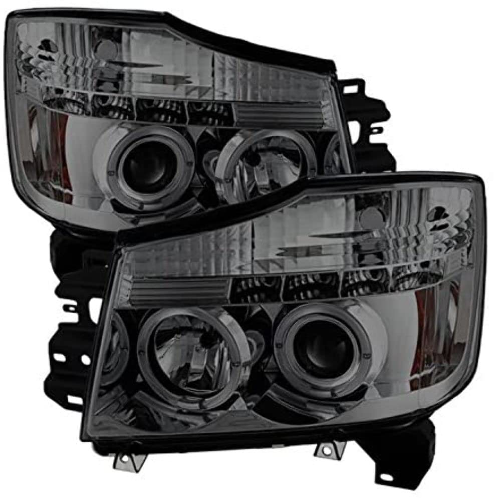 Auto Spyder 5033963 LED Halo Projector Headlights Chrome/Smoked