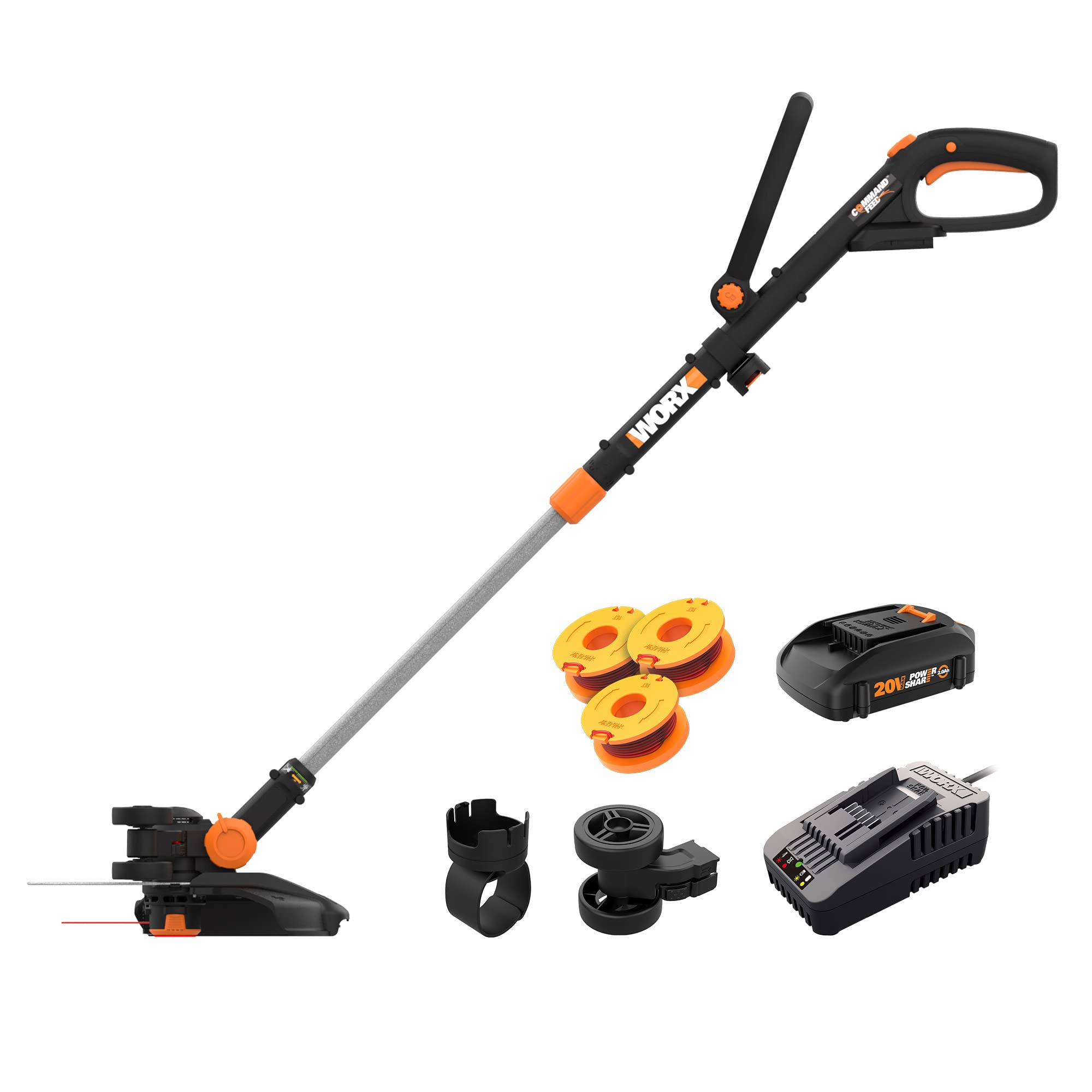20V Worx GT Revolution 12" String Trimmer Grass Trimmer/Edger/Mini-Mower, WG170.2