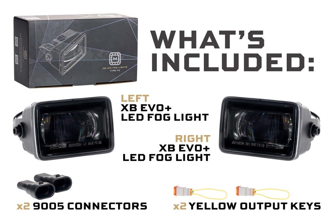 Ford Trucks Morimoto XB Evo LED Fog Lights (LF094) Fits