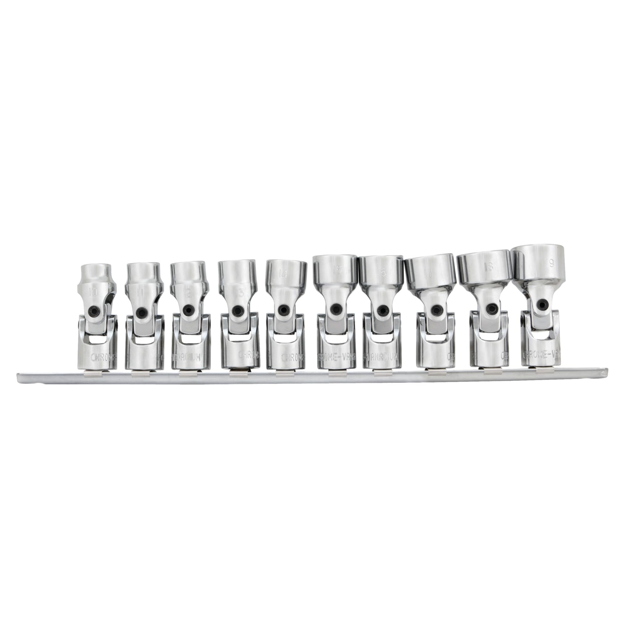 3/8-Inch Drive Performance Tool Metric 10 Piece Flex Socket Set