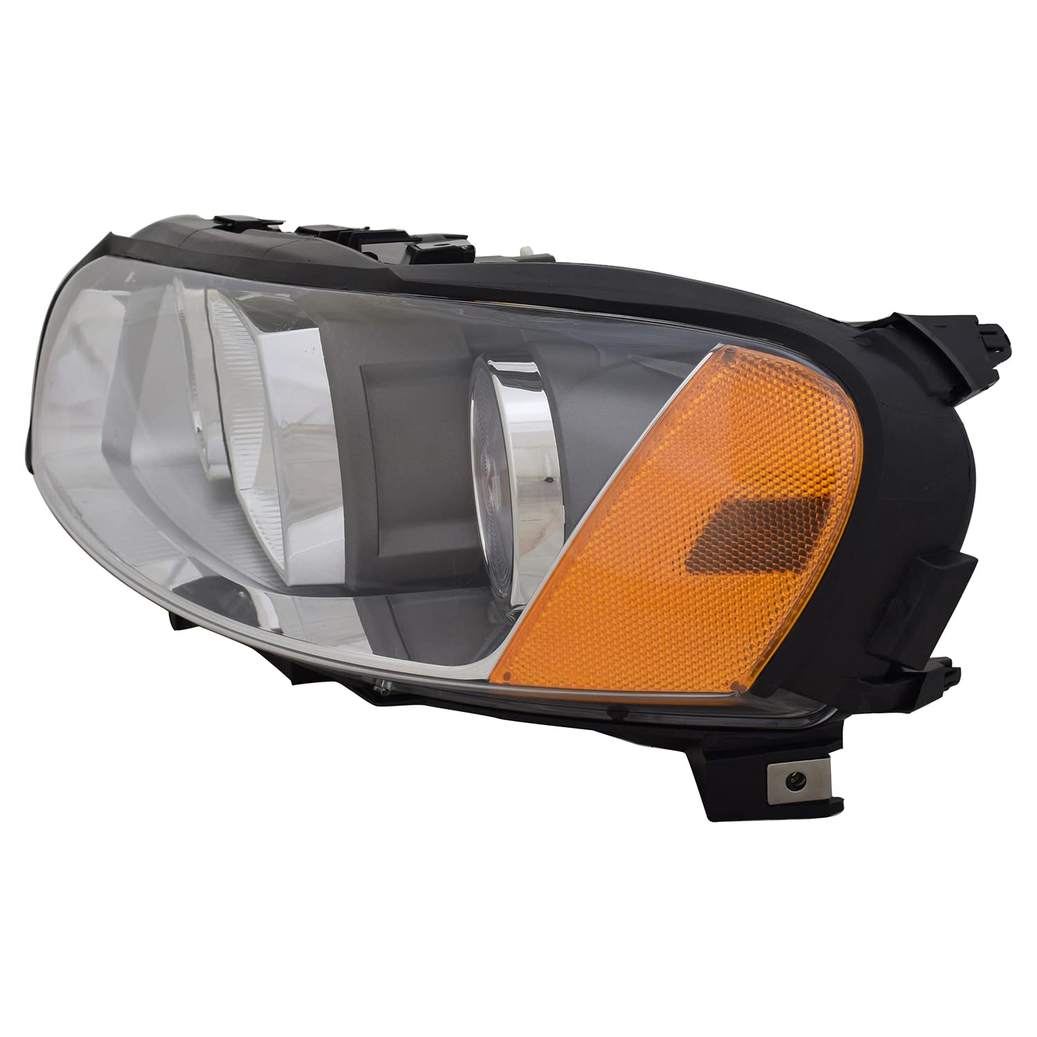 Left TYC Headlight Assembly Compatible with 2005-2007 Volvo V70