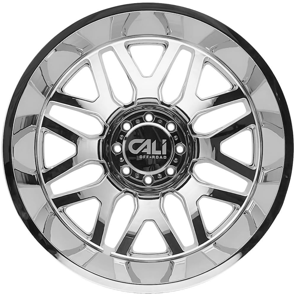 OFF-ROAD CALI Invader DUALLY 9115D Chrome 22X8.25 8-200 -192MM 142MM