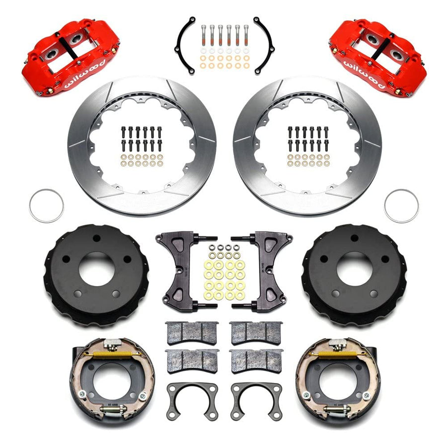 Rear FNSL4R P-Brk Kit,12.88", Red