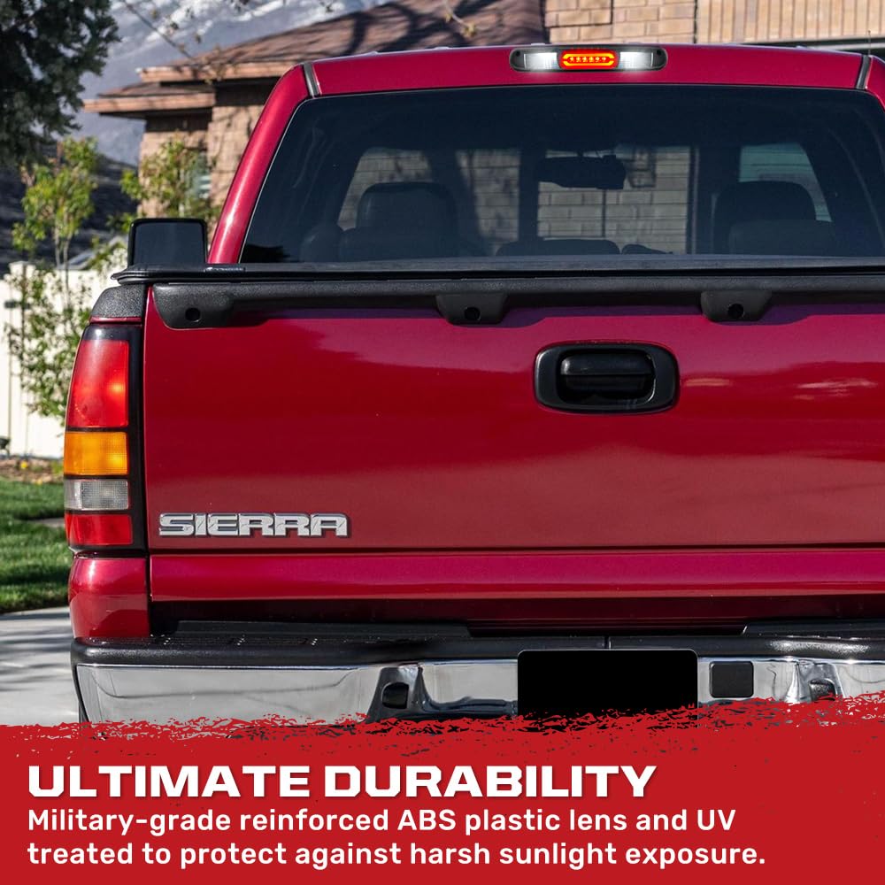 RECON - 3rd Brake Light Fits Sierra & Silverado 07-13 ULTRA HIGH POWER CREE XML LED in Smoked Lens