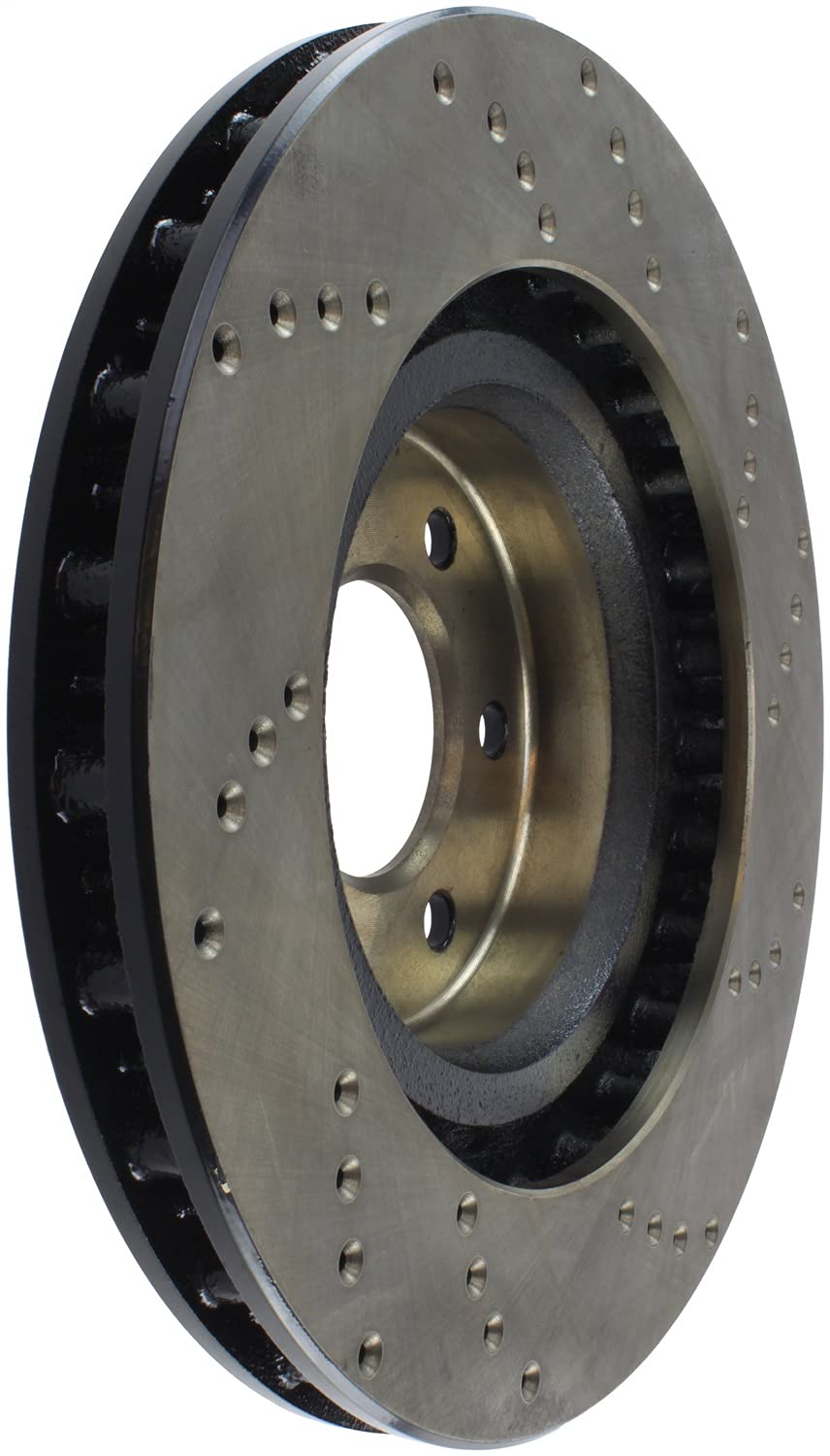 StopTech Sport 128.63036R Cross Drilled Brake Rotor; Front Right
