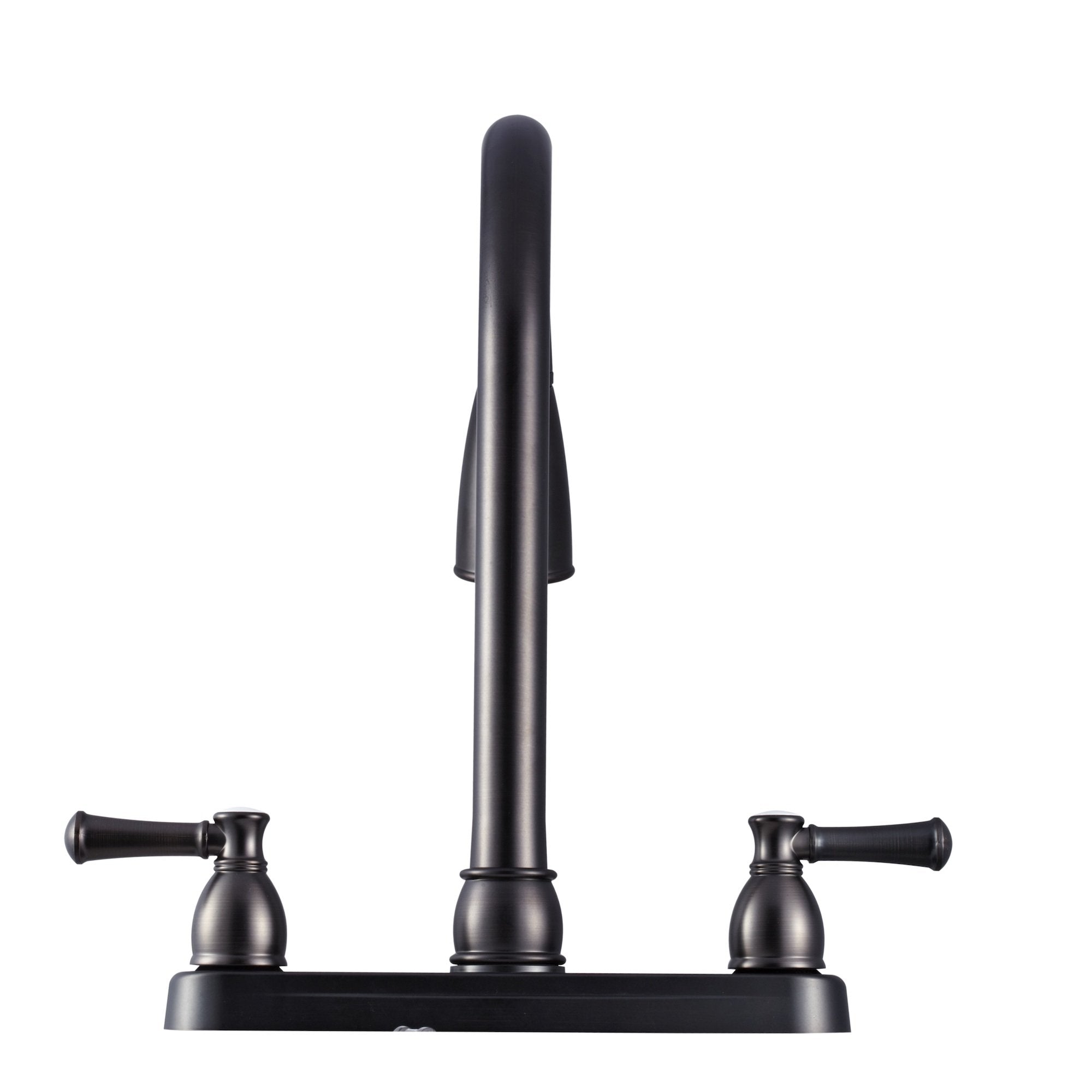 Dura Faucet Low Weight DF-PK350L-VB Metallic Plating over ABS Plastic Resin Two-Handle Pull-Down RV Kitchen Sink Faucet (Venetian Bronze)