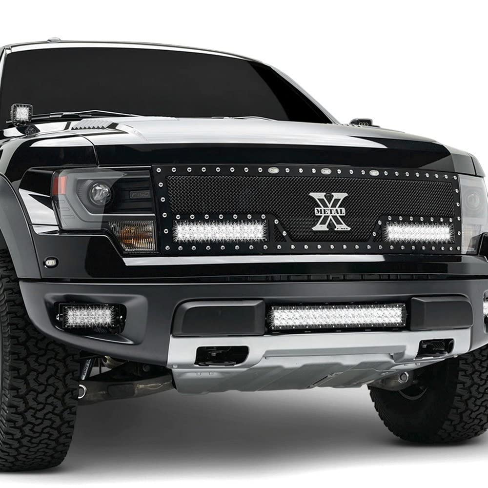 ZROADZ FORD F150-RAPTOR 2010-2014 Z325661-KIT Black Front Bumper LED Light Bar Kit