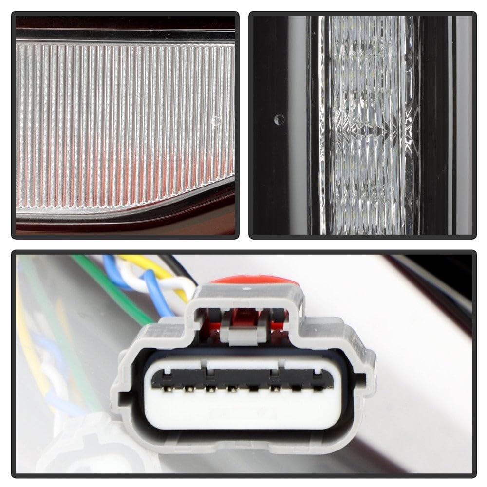 Dodge Ram 2500 Spyder (POE) 19-24 w/Blind Spot Detection Ready (No Module) Black Bezel LED Tail Light - OE Left