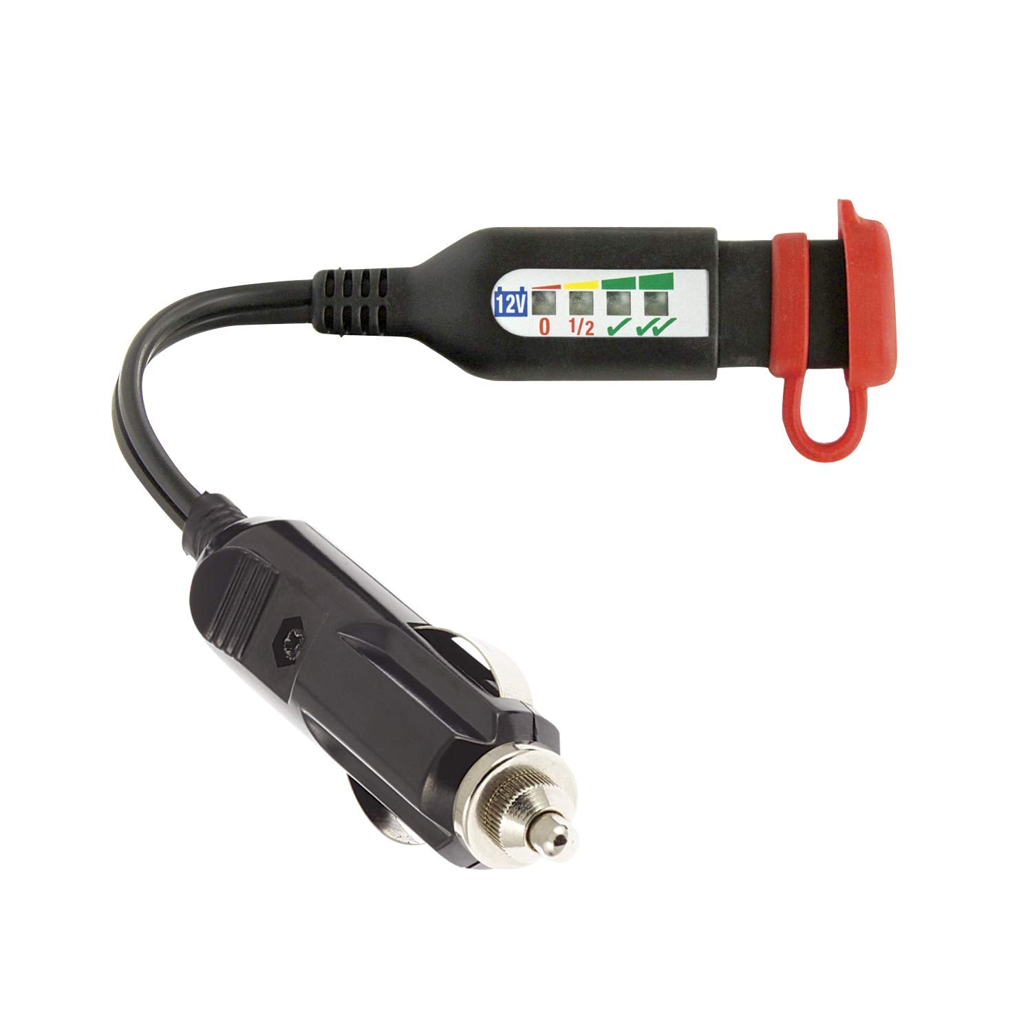 Battery status / charge system monitor OptiMATE MONITOR O-126 for 12V lead-acid, with AUTO plug