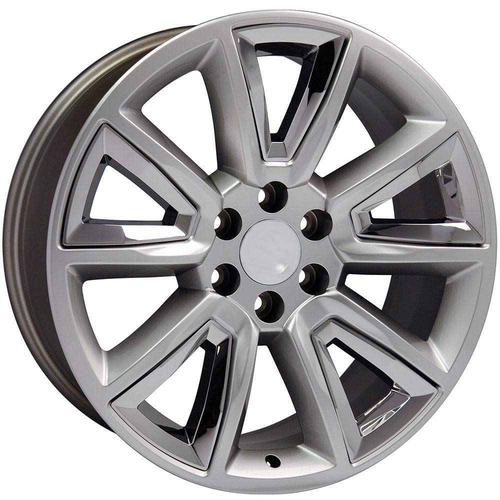 CV73 OE Wheels 20" Replica Wheel CV73 Fits Chevrolet Tahoe Rim 20x8.5 Hyper Wheel