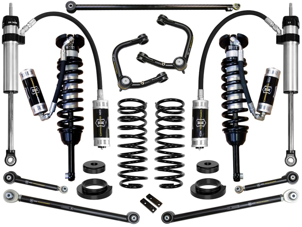 0-3.5" Lift, ICON Stage 6 Suspension System, Tubular UCA, Compatible with 2003-09 Lexus GX470, K53176T